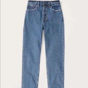 Abercrombie and Fitch high rise mom jeans